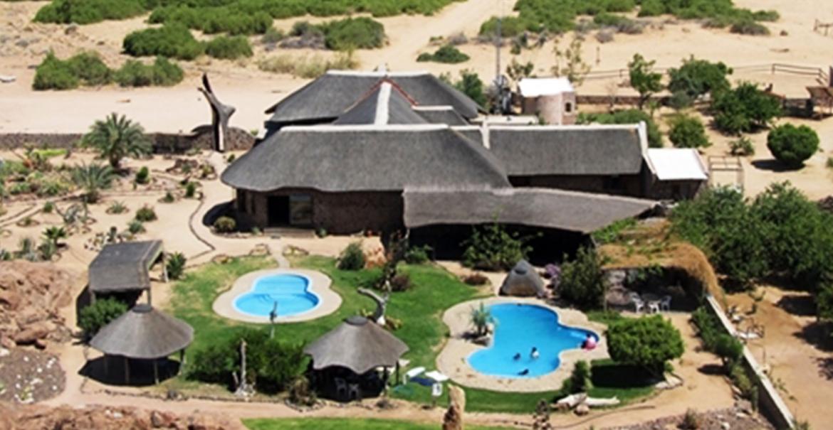 Brandberg White Lady Lodge, Damaraland, Namibië