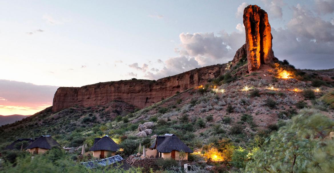 Vingerklip Lodge, Damaraland, Namibië