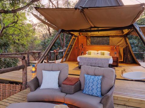 Shawa Luangwa Camp, South Luangwa, Zambia